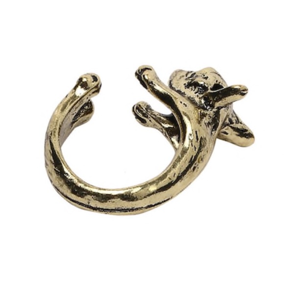 2 LEFT Dainty Gold ring Bulldog Wrap - Picture 5 of 5